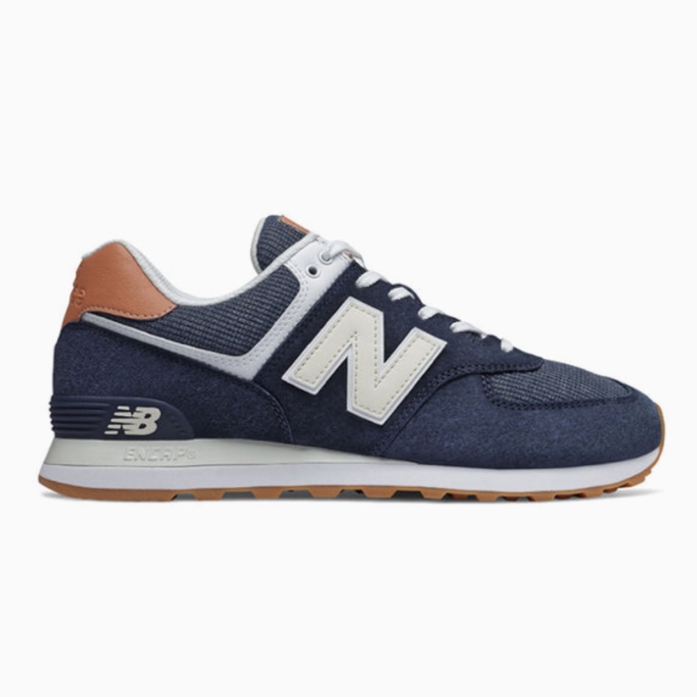 New Balance 574 Natural Indigo Faded Mahogany